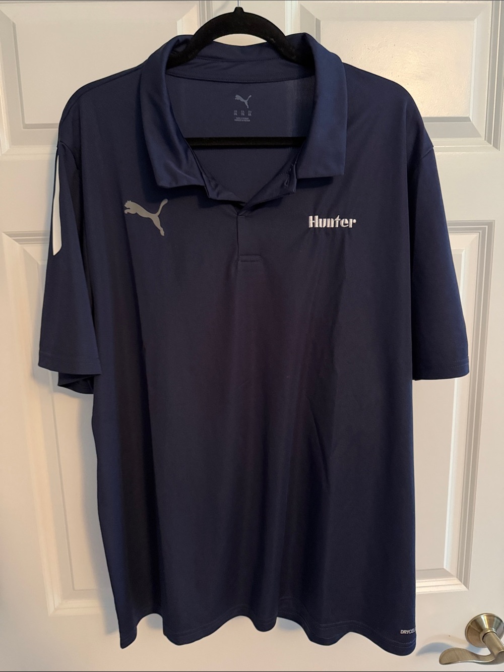 Puma Men’s Navy Polo with Hunter Logo